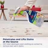 Bissell PET PRO OXY Stain Destroyer for Carpet and Upholstery, 22 oz, 2 pack, 17739