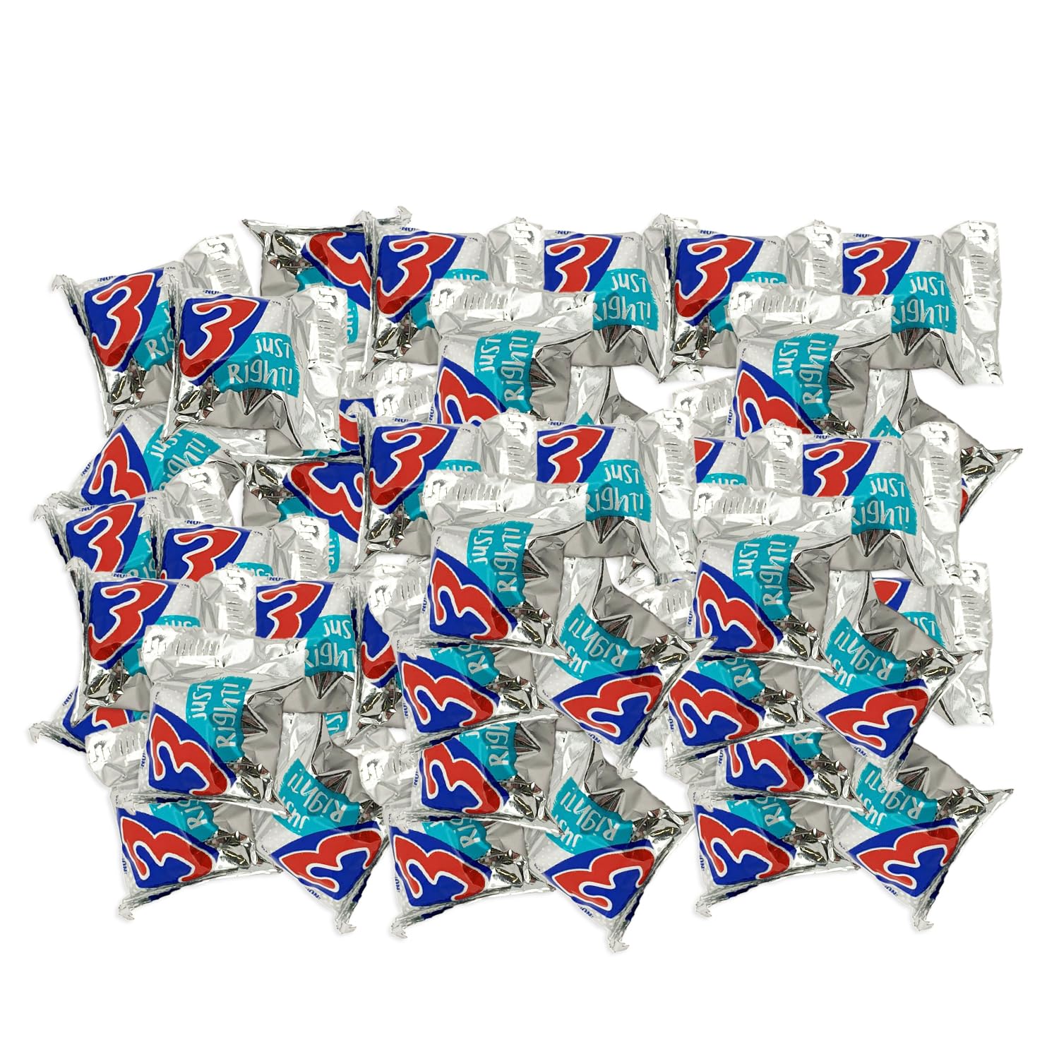 3 Musketeers Way Mini Chocolate Bars - 1 lbs Fun Size Irresistible Mini Treats - Individually Wrapped Milk Chocolate Candy - Delicious Sweets