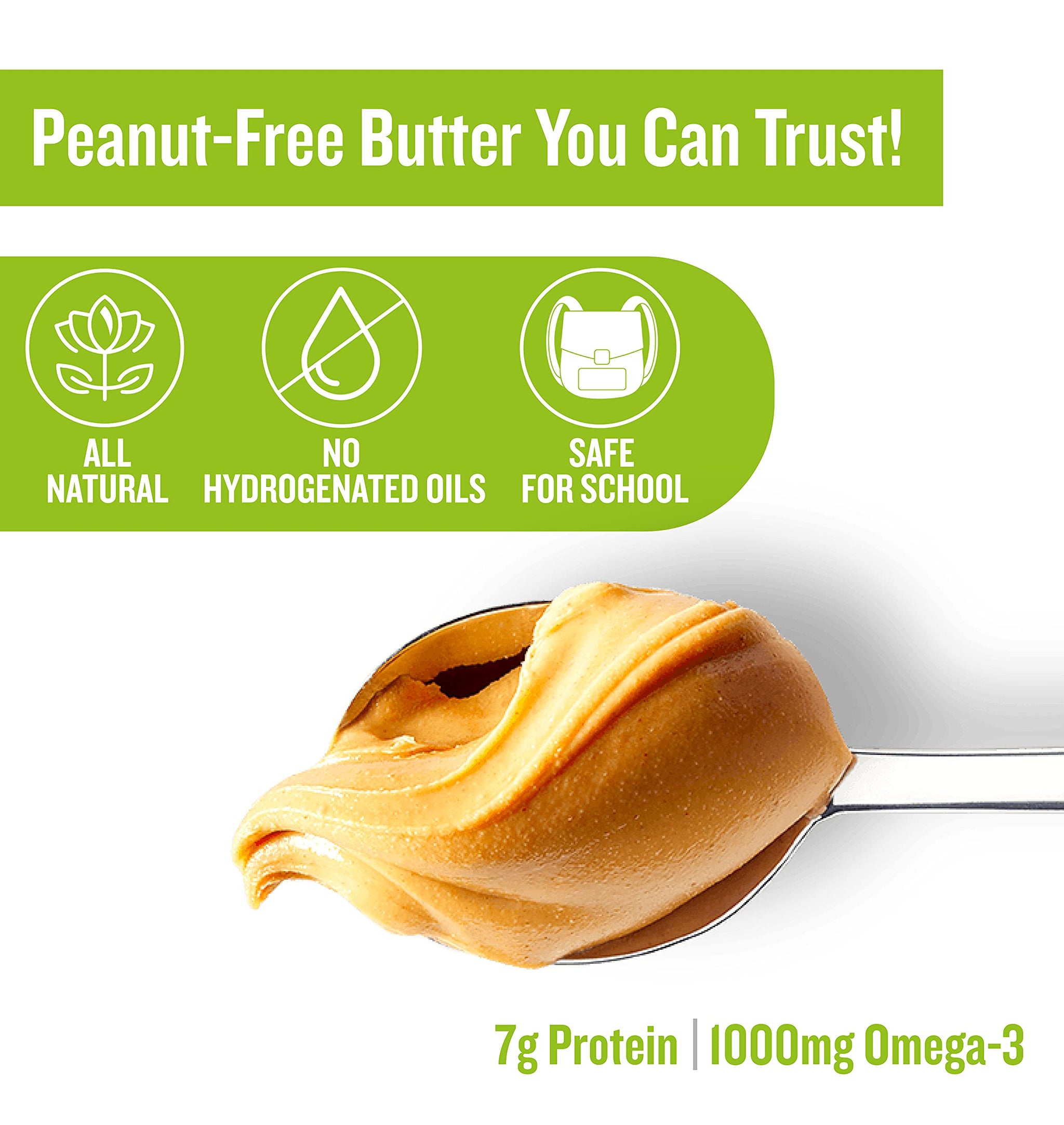 Wowbutter Natural Peanut Free Creamy 4.4lb Jars, 2 Pack