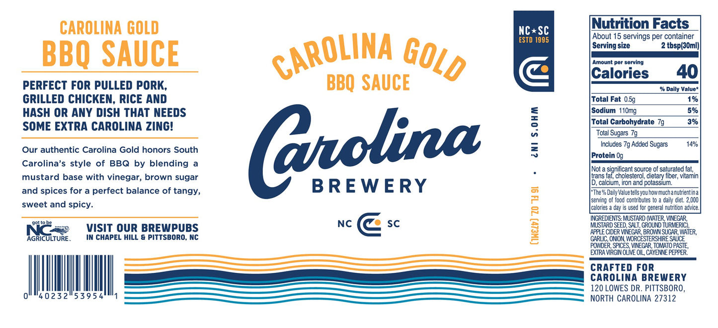 Carolina Gold BBQ Sauce