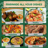 Chef Creole Epice Marinade - Spicy & Flavorful Creole Seasoning with Garlic, Green Peppers, Onions & Scallions - Vegan & Non-GMO Marinades for Meats