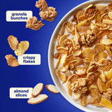 Honey Bunches of Oats with Almonds Breakfast Cereal, Honey Almond Cereal with Oat and Granola Clusters, 12 oz Box