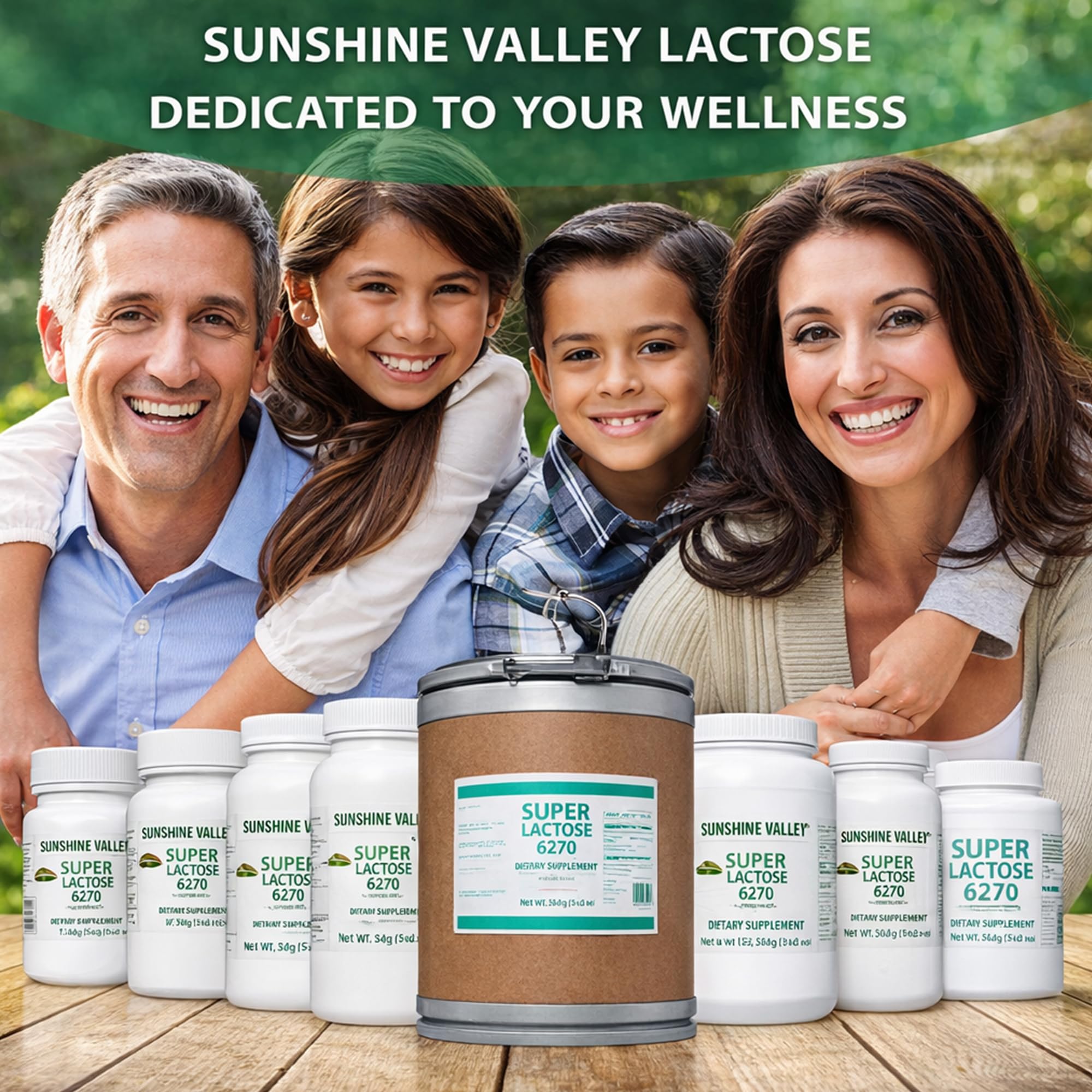 Sunshine Valley® Lactose Powder (Milk Sugar) - Fine White Powder for Baking, Cooking & Brewing, Versatile Ingredient for Food Mixtures & Recipes - 35