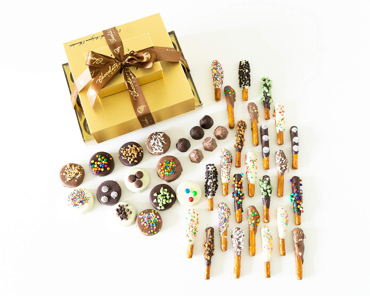 From You Flowers - Birthday Celebration Dipped Favorites Gift Tower