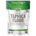 NOW Foods, Organic Tapioca Flour, Gluten-Free and Non-GMO Flour Replacement, 16-Ounce (Packaging May Vary)