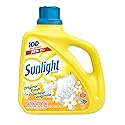 Sunlight Detergent Original Lemon Fresh (100 loads, 4.0L) with Concentrated Formula, Laundry Detergent Liquid for Exceptional Cleaning and Stain