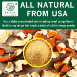SPICES VILLAGE Dehydrated Orange Peel, Dried Orange Peel for Tea, Citrus Fruit Seasoning for Cooking, Baking & Herb Tea, 4 oz, Kosher, Gluten Free