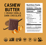 Hu Chocolate Bars | 12 Pack Orange Dream Vanilla Cashew Butter Chocolate | Natural Organic Vegan, Gluten Free, Paleo, Non GMO, Fair Trade Dark