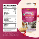 Nature's Mix - Cranberry Maple Granola - Cranberries, Almonds, Maple Syrup, Currants, Olive Oil, Sunflower Seeds, Cinnamon - Small