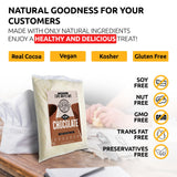 OLDSOUL Professional Cone Waffle Mix | GLUTEN FREE & VEGAN | 10 Lbs | Chocolate Flavor | Batter Mix | 224 Cone Waffles (10 Lbs, Gluten Free & Vegan)