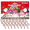 Christmas Mini Candy Canes - Red & White Peppermint Individually Wrapped for Holiday Indulgence - Bulk Christmas Candy for Kids & Adults - Holiday