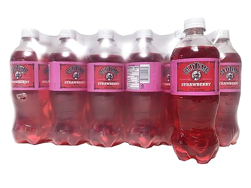 Old Tyme Strawberry Soda 20oz bottles Case of 24
