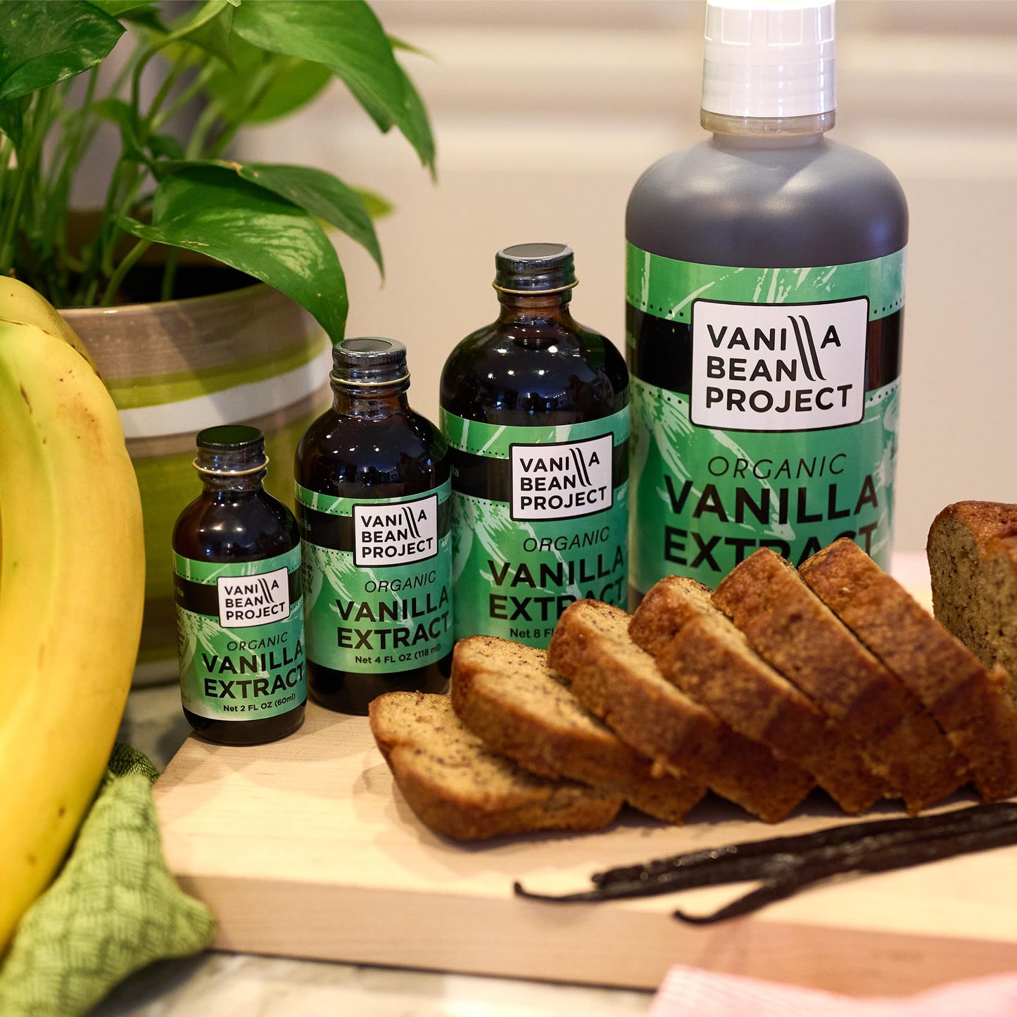 Vanilla Bean Project Organic Vanilla Extract, 4 FZ