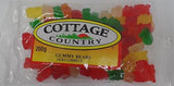 Lot of 5 Small Packs of Fruit Gummy Candy Made (Packed) in Canada, Each pack 140g(5 oz)-200g (7 oz) (Gummy Bears)