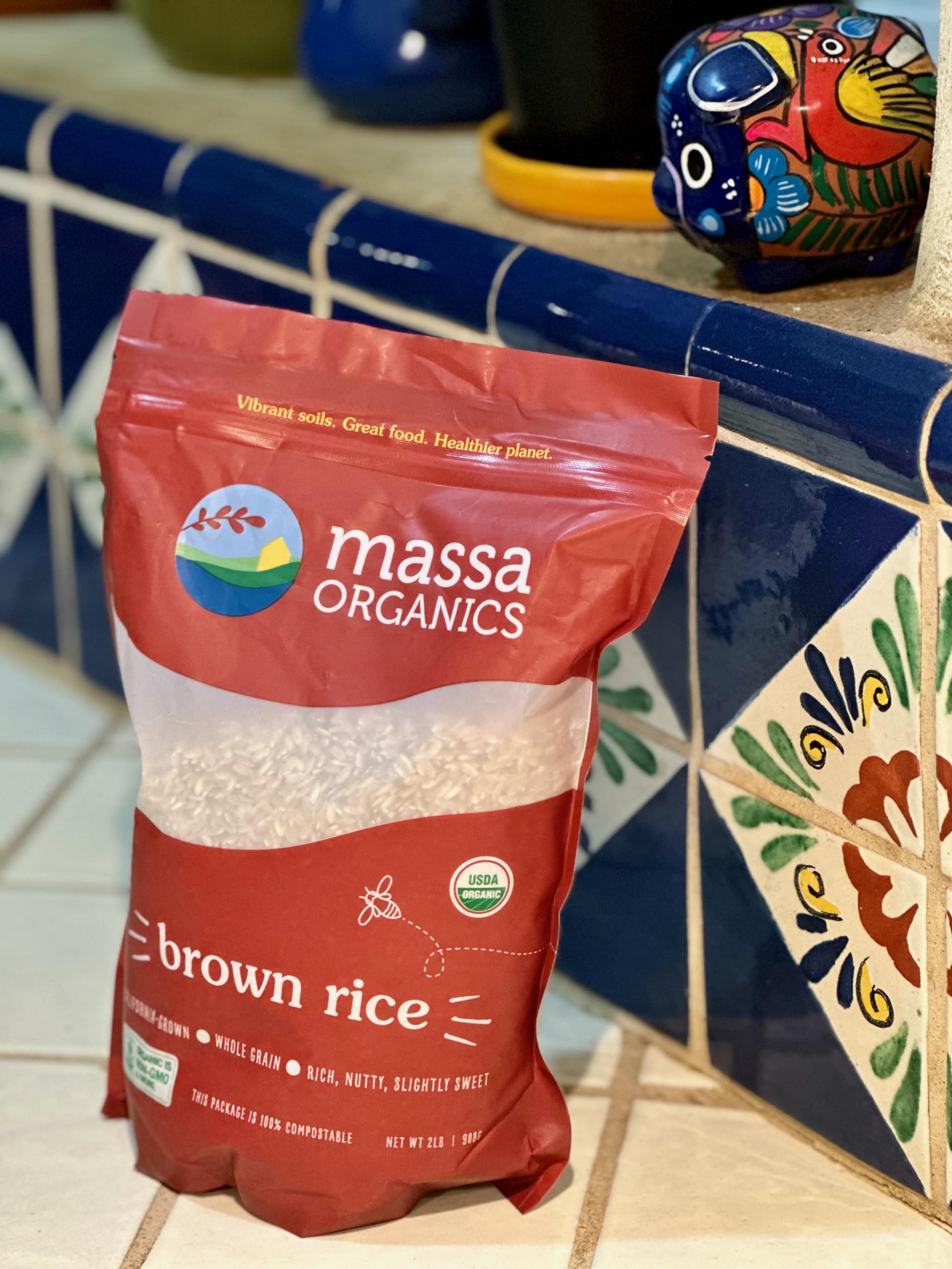 Certified Organic Whole Grain Brown Rice