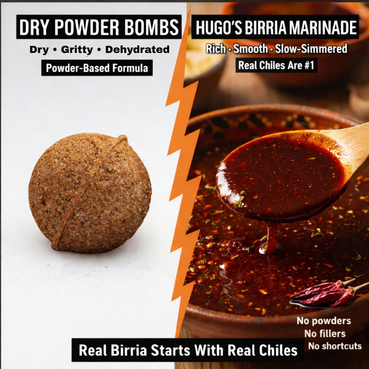 Hugo’s Birria Marinade & Consommé Base - Traditional Mexican Adobo Taco Sauce for - Slow Cooker, Instant Pot, Pressure Cooker Ready - No MSG - 12 oz