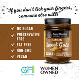 Sauce Goddess - Carolina Sweet Gold Barbecue Sauce - Tangy Mustard, Brown Sugar, Apple Cider Vinegar, Certified Gluten-Free, Vegan, 14 oz - 1 Pack