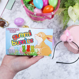Easter Gummy Bunnies, Assorted Fruit Flavored Chewy Candies, Basket Stuffer Treats, 3.1 Ounces (Pack of 3)