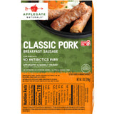 Applegate Naturals Classic Pork Breakfast Sausage, Fully Cooked, 7oz (Frozen)
