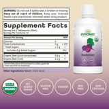 Dynamic Health Certified Organic Beetroot Juice Concentrate Dietary Supplement, No Added Sugar, Artificial Colors, Preservatives, BPA-Free