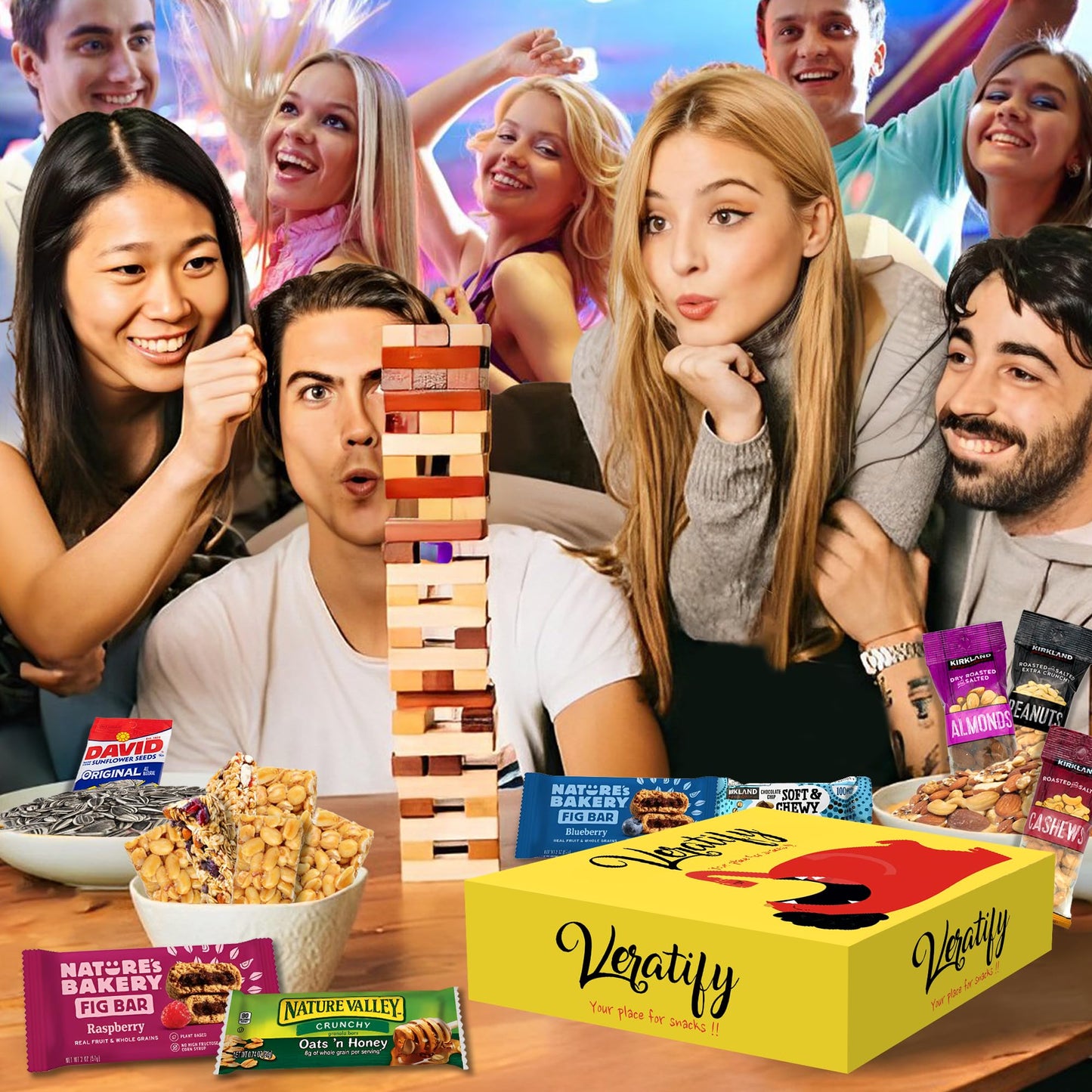 Snacks Gift Variety Basket for Adults (72 Count) Great For Men, Women, Adults, Office, School, Colleges - Gift Assortment Package - Great Gift Basket