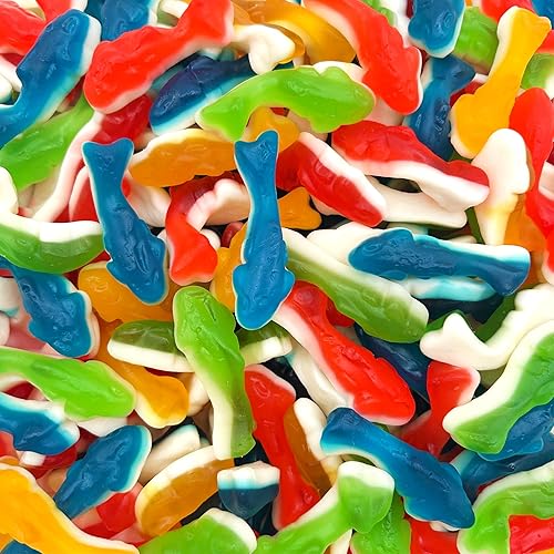 Gummy Sharks Candy | 2-Pound Bag | Assorted Fruit Flavors