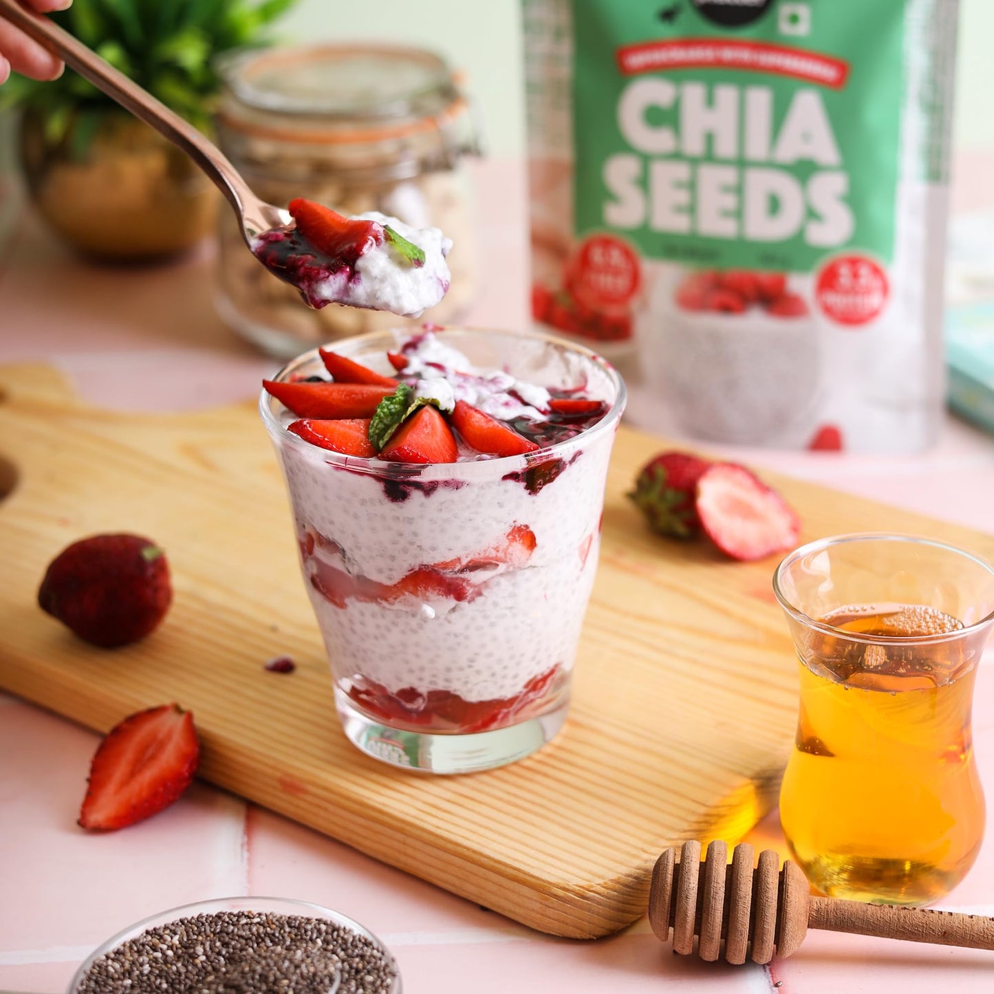 Urban Platter Healthy Bowl Raw Chia Seeds 200g