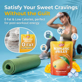 Healspot Real Fruit Juice Snacks Konjac Jelly with Collagen Peptides and Vitamin C, No Artificial Sweetener, Low Calories|Gluten Free|Keto Friendly