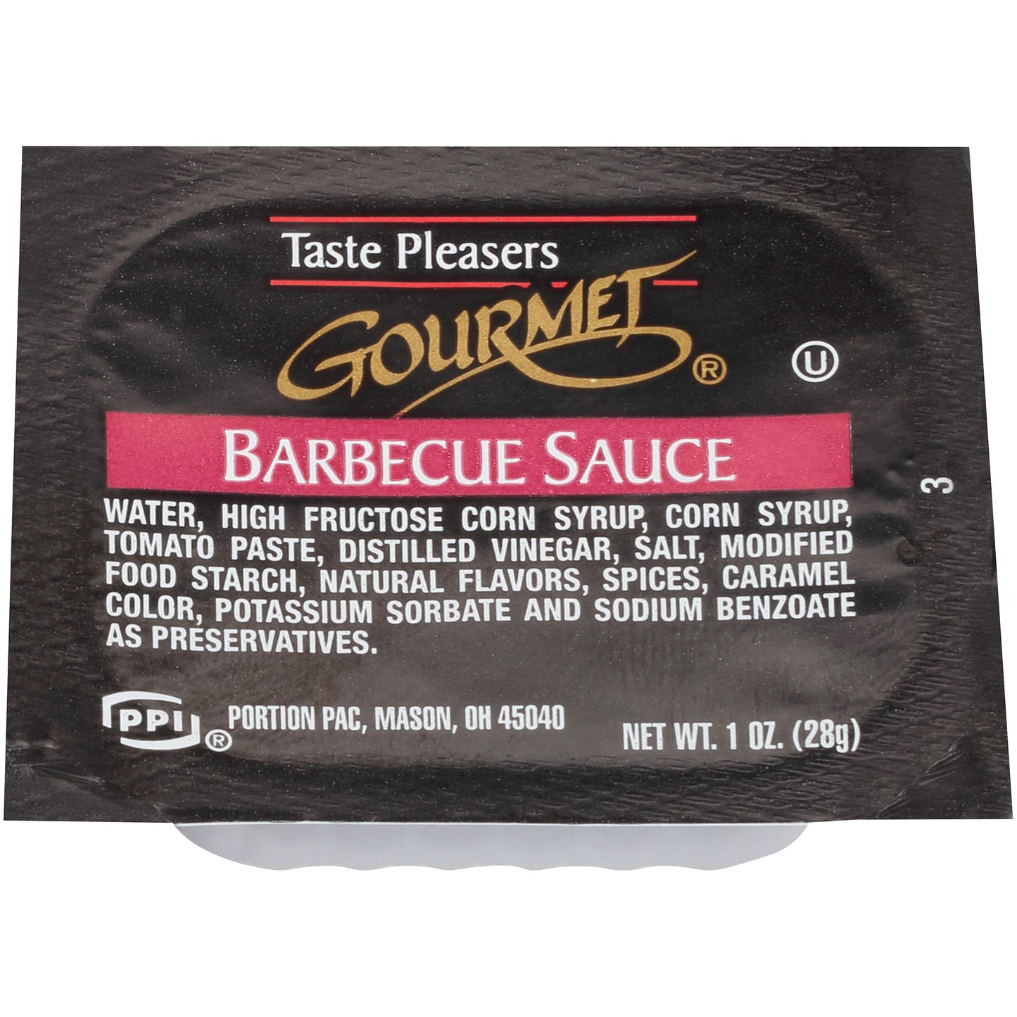Taste Pleasers Gourmet Barbecue Sauce (1 oz Packets, Pack of 100)