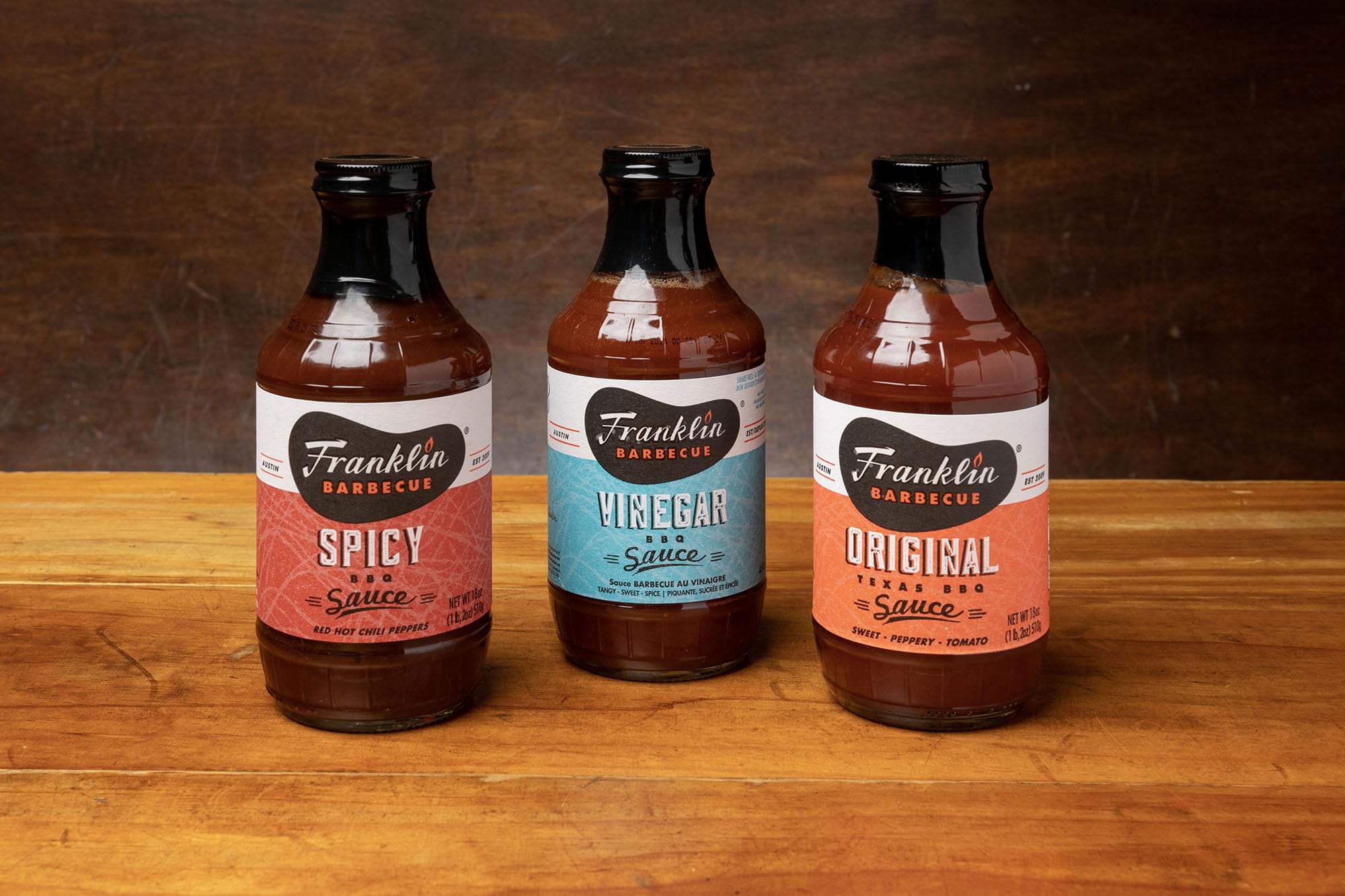 Franklin Barbecue Sauce Variety Pack