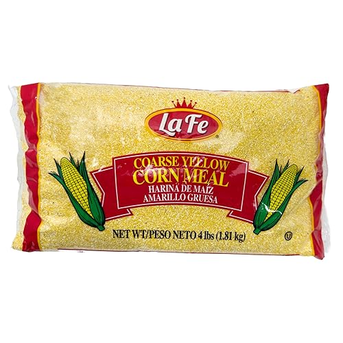 La Fe Coarse Yellow Corn Meal 4lbs - Harina De Maiz Amarillo Gruesa