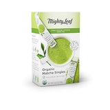 Mighty Leaf Tea, Organic Matcha Green Tea Singles - 1 Box of 12 Single Serve Packets, 100% Japanese Matcha, Unsweetened