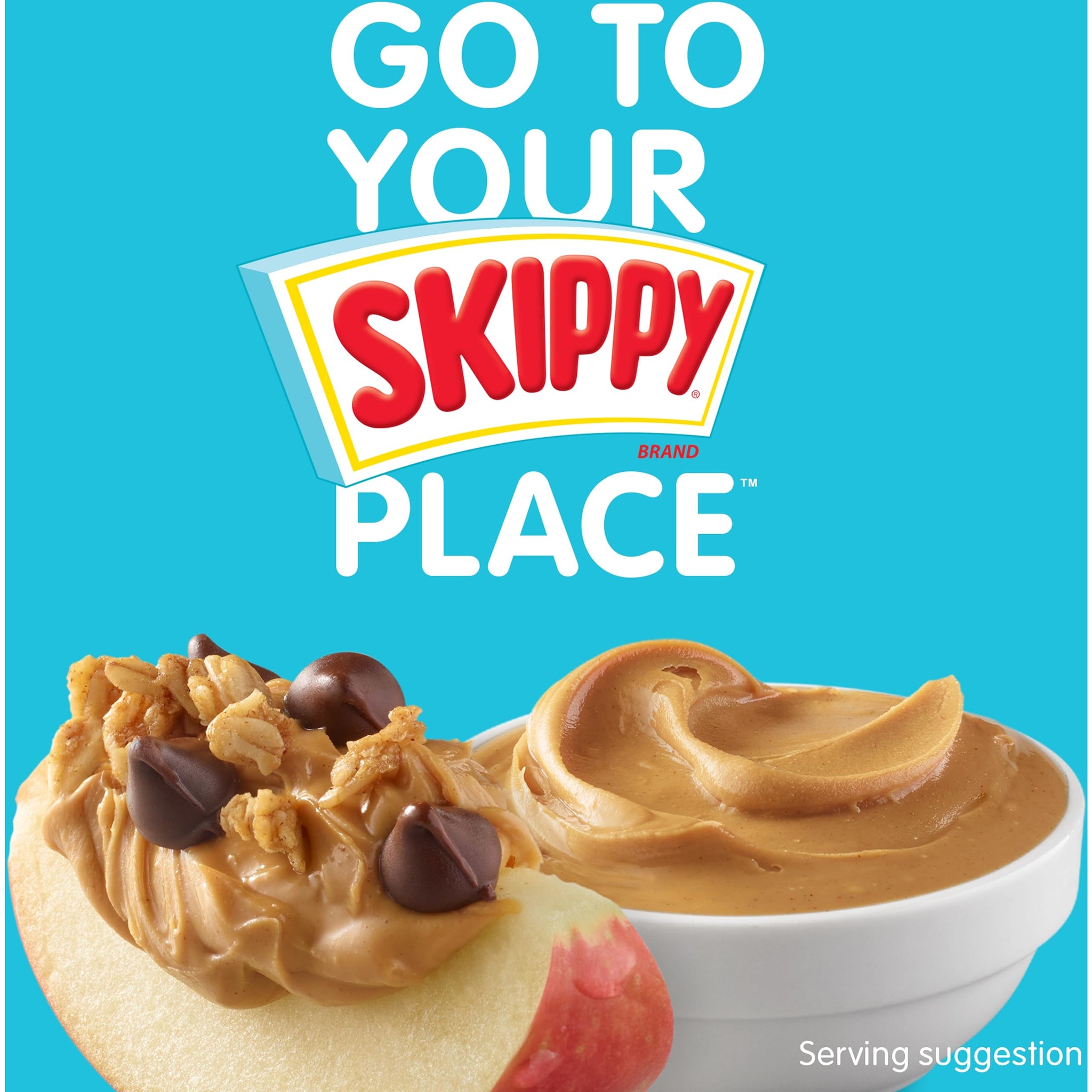 SKIPPY Natural Peanut Butter Creamy Spread, 26.5 oz Jar