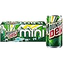 Mountain Dew Soda, 7.5 Fl Oz Mini Cans (Pack of 10)