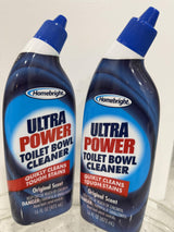 HOMEBRIGHT Ultra Power Toilet Bowl Cleaner, Original Scent, 16 fl oz, Pack of 2