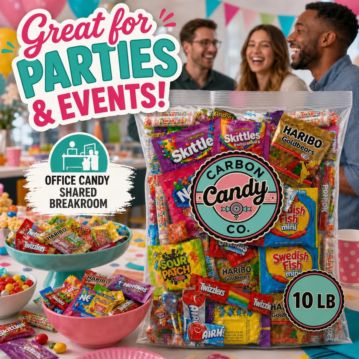 Pinata Candy Variety Pack - 10 Lb Assorted Mix, Pinata Stuffers for Kids