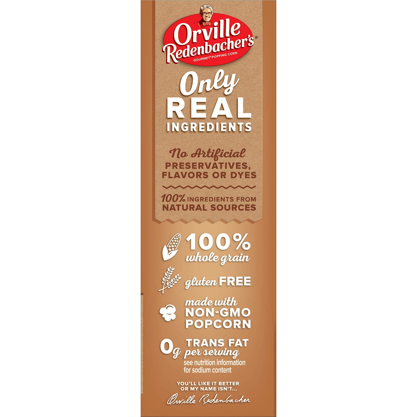 Orville Redenbacher’s Microwave Popcorn, Naturals Light Simply Salted Popcorn, 3g Fiber Per Serving, 2.7 oz., 6-Count