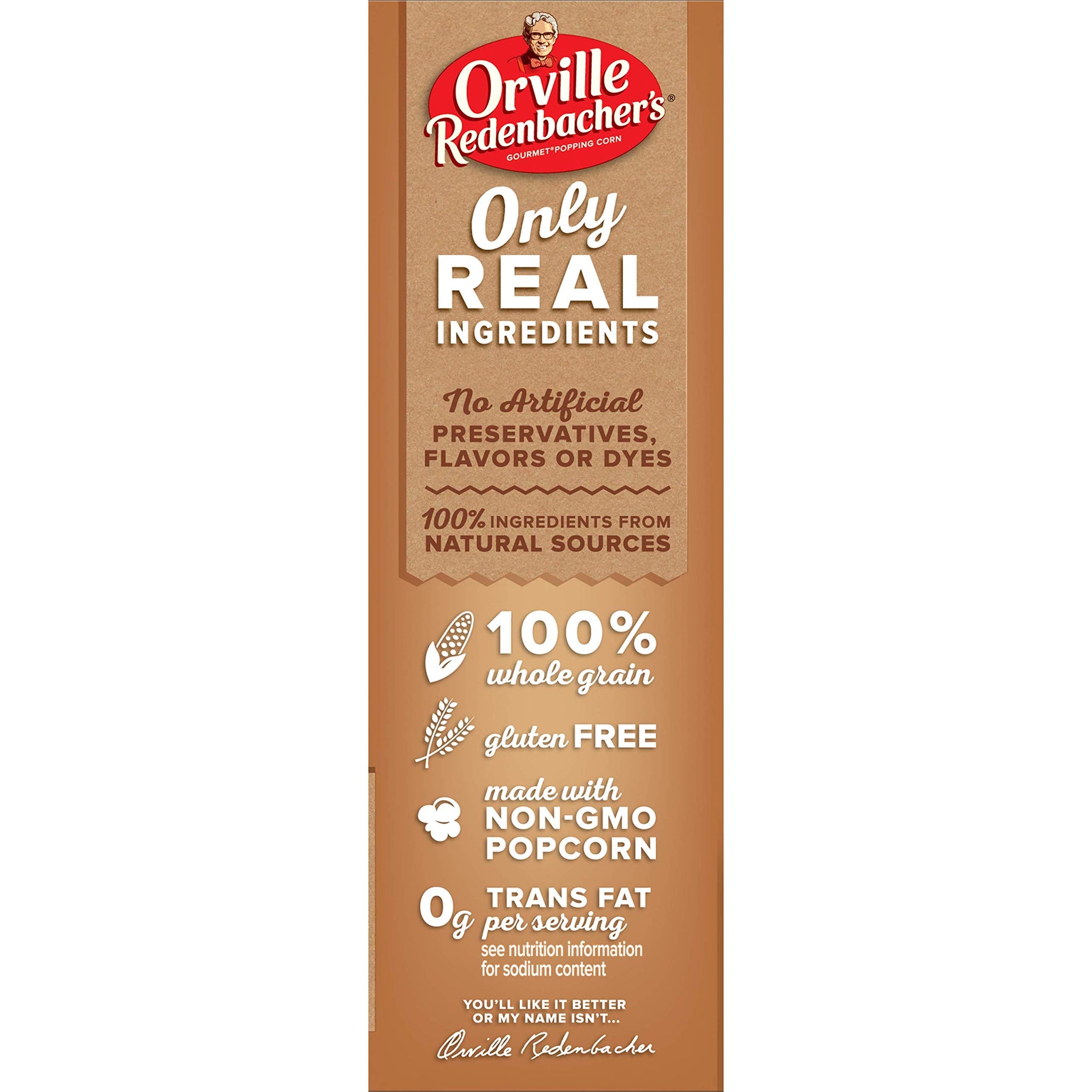 Orville Redenbacher’s Microwave Popcorn, Naturals Light Simply Salted Popcorn, 3g Fiber Per Serving, 2.7 oz., 6-Count