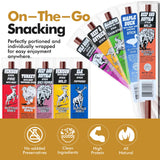 Jerky-n-Spice Wild Game Exotic Meat Sticks (10-Pack) | Ultimate Beef Jerky | Savory Snacks Variety Pack for Adults | Perfect Gifts for Anniversary