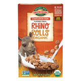 EnviroKidz Organic Rhino Rolls Cereal, 9.5 oz (Pack of 1), Cinnamon Bun, Whole Grain, Gluten Free, Non-GMO, by Nature's Path