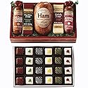 The Swiss Colony High 5 Food Bundle - Assorted Summer Sausages and Cheeses with Christmas Petits Fours - Assorted Chocolate and Mini Layer Cakes