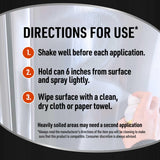 CLR Brands Spot Free Stainless Steel Cleaner - Removes Water Marks, Fingerprints and Residue from Refrigerators, Dishwashers, Ovens and More, Streak