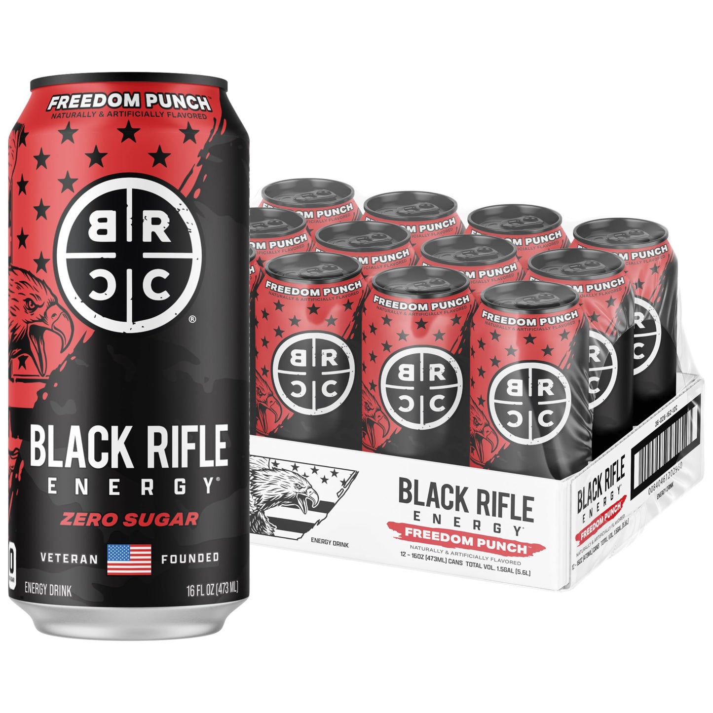 Black Rifle Coffee Company Freedom Punch, 16 oz, 12 ct