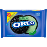 OREO Mint Creme Chocolate Sandwich Cookies, Family Size, 18.71 oz