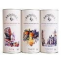 Brodies Tea, Scottish Tea Sampler, Breakfast, Afternoon & Famous Edinburgh, Black Tea Imported from Scotland, Canister of 50 Bags (Pack of 3)