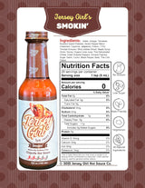 Jersey Girl Smokin’ Chipotle Hot Sauce - Sweet, Smoky & Mild Heat (Naturally Sodium/Salt Free)