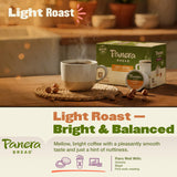 Panera Bread Light Roast Coffee Pods, 100% Arabica Coffee Keurig Compatible Cups,, Breakfast Blend Single Serve Pods, Smooth & Balanced, Kosher