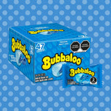 Bubbaloo Gum Variety Pack Box 47 Pieces Each (3 Boxes - Mint, Strawberry & Tutti Frutti) Liquid Center Chewing Gum Dulces Mexicanos Chicles Surtidos