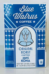 100% Kona Coffee Single Serve Pods - Medium Roast - Gourmet Premium Coffee - 10 K-Cup Single Serve Pods