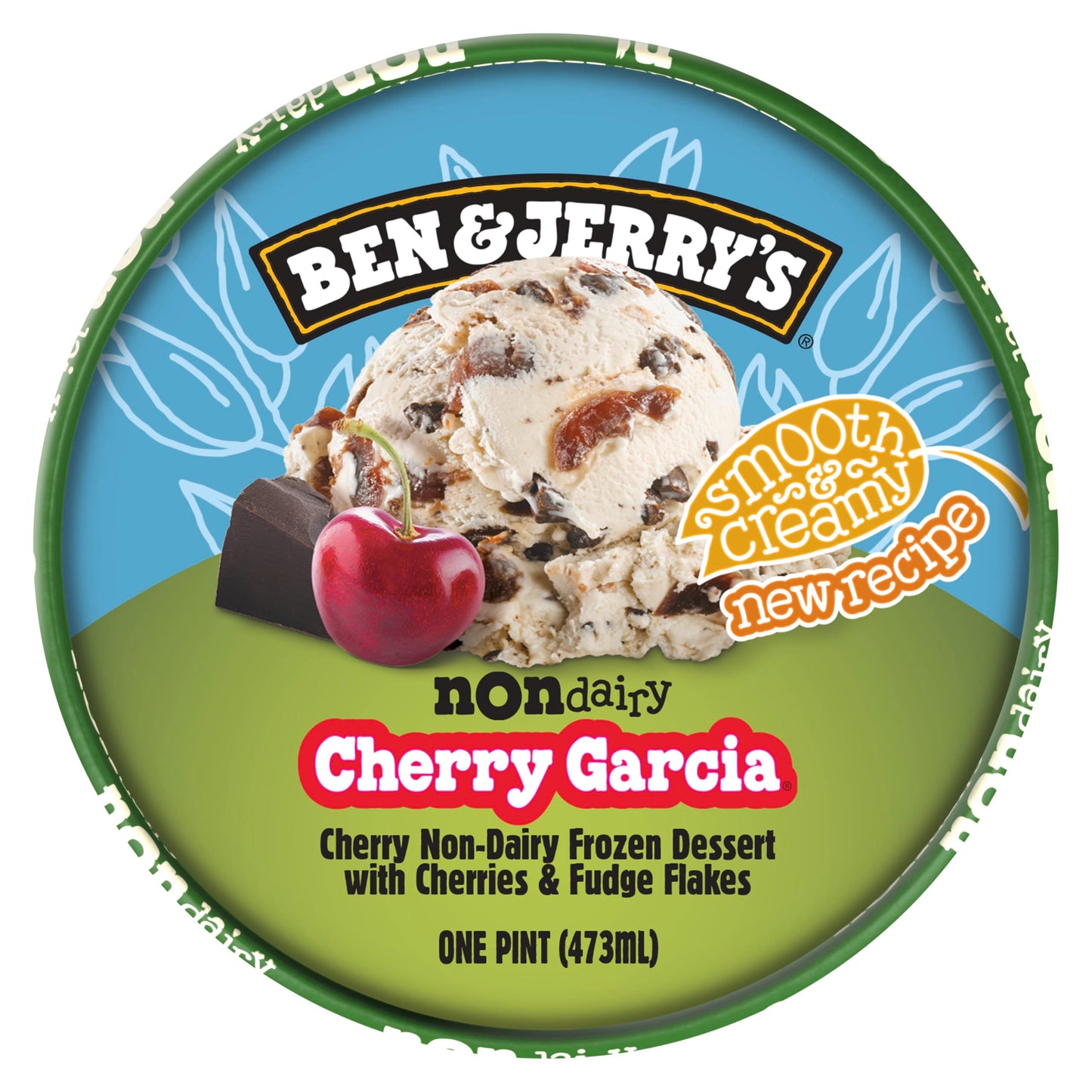 Ben & Jerry's Non-Dairy, Cherry Garcia, 16 oz
